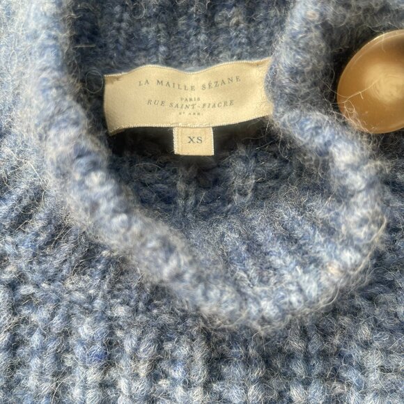 Sezane Oliver Sweater / Jumper - China Blue - EUC - Picture 3 of 3